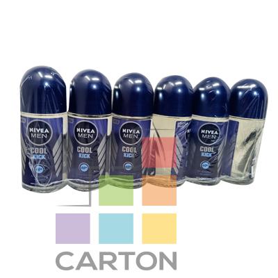 NIVEA DEODORANT MEN COOL KICK 6*50ML